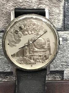 シチズン 鉄道100年記念 手巻き腕時計 4-673760-K